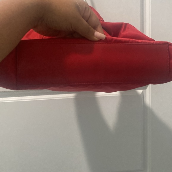 PRADA RED HOBO SHOULDER BAG - Picture 5 of 10